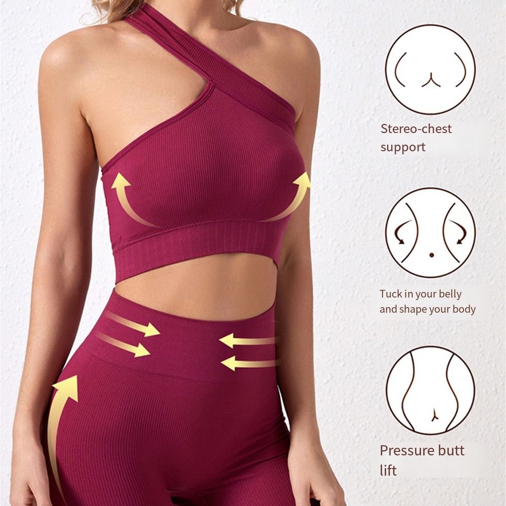 Seamless Ribbed Workout Tank Top - 2 stuks herbruikbare naadloze dames workoutsets