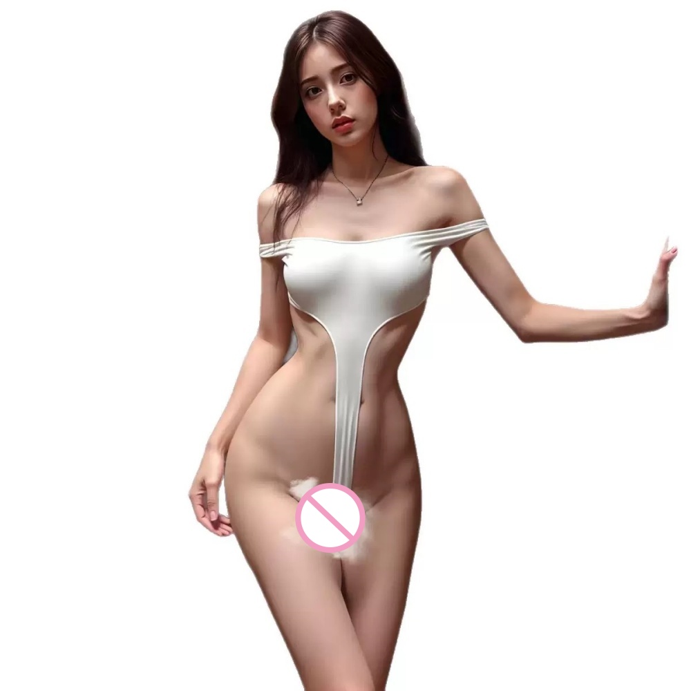 Lingerie - Dames sexy kanten teddylingerie met bandjes,