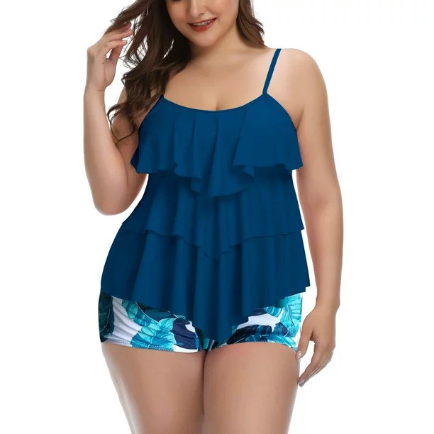 Swimwear - Damesbadmode bikini grote maten bikini's badpak