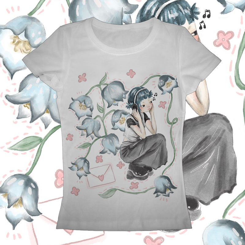 Y2K Graphic Baby Tee Crop - Y2K Koreaanse populaire kleding Emo esthetische