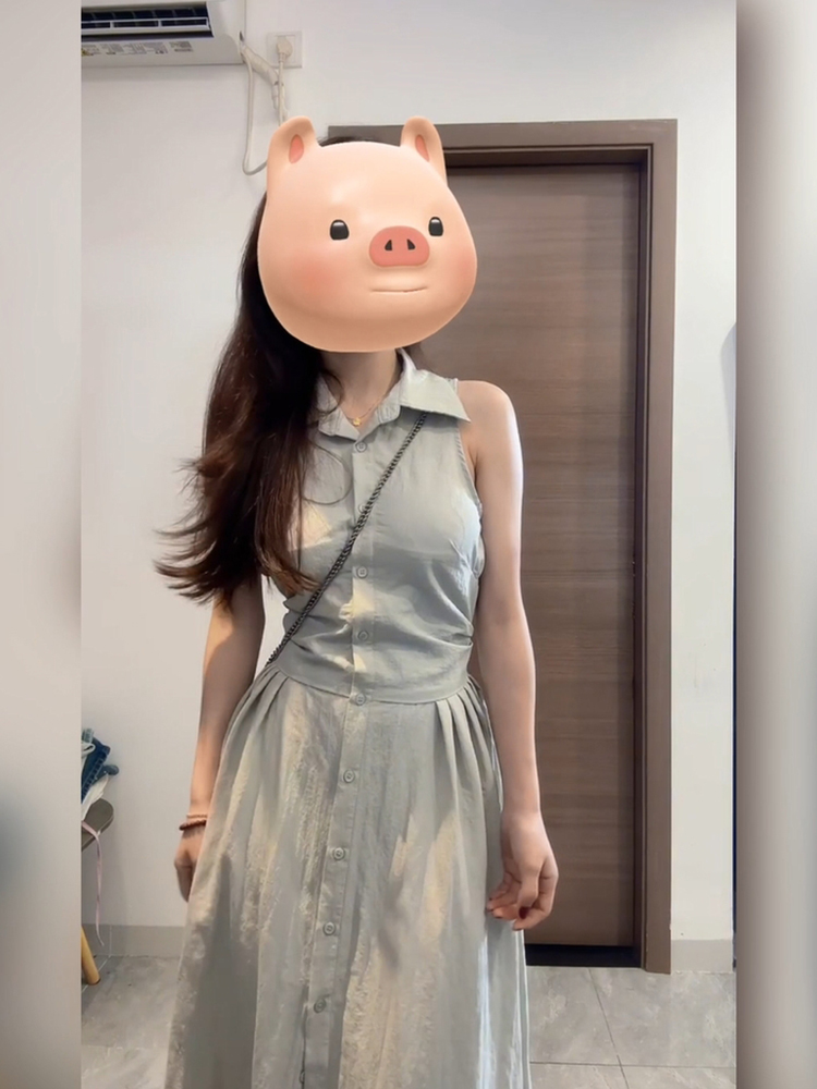 Korean Style A Line Shirt Dress - XZY Chic Casual mouwloos overhemdjurk dames