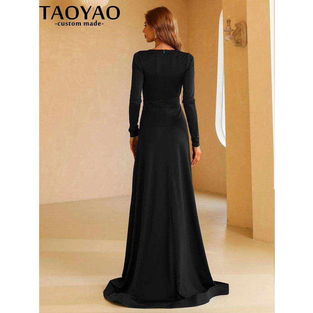 TaoYao Vrouwen Avondjurken Aan - Elegant Satin Evening Gown Split recensie en prijs