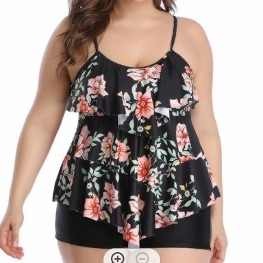 Tankini Damesbikini Bloemenpri - Tops recensie en prijs