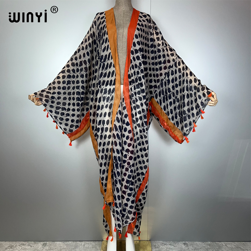 WINYI Zomeroutfit Kimono Ameri - Boho Summer Beach Maxi Dress recensie en prijs