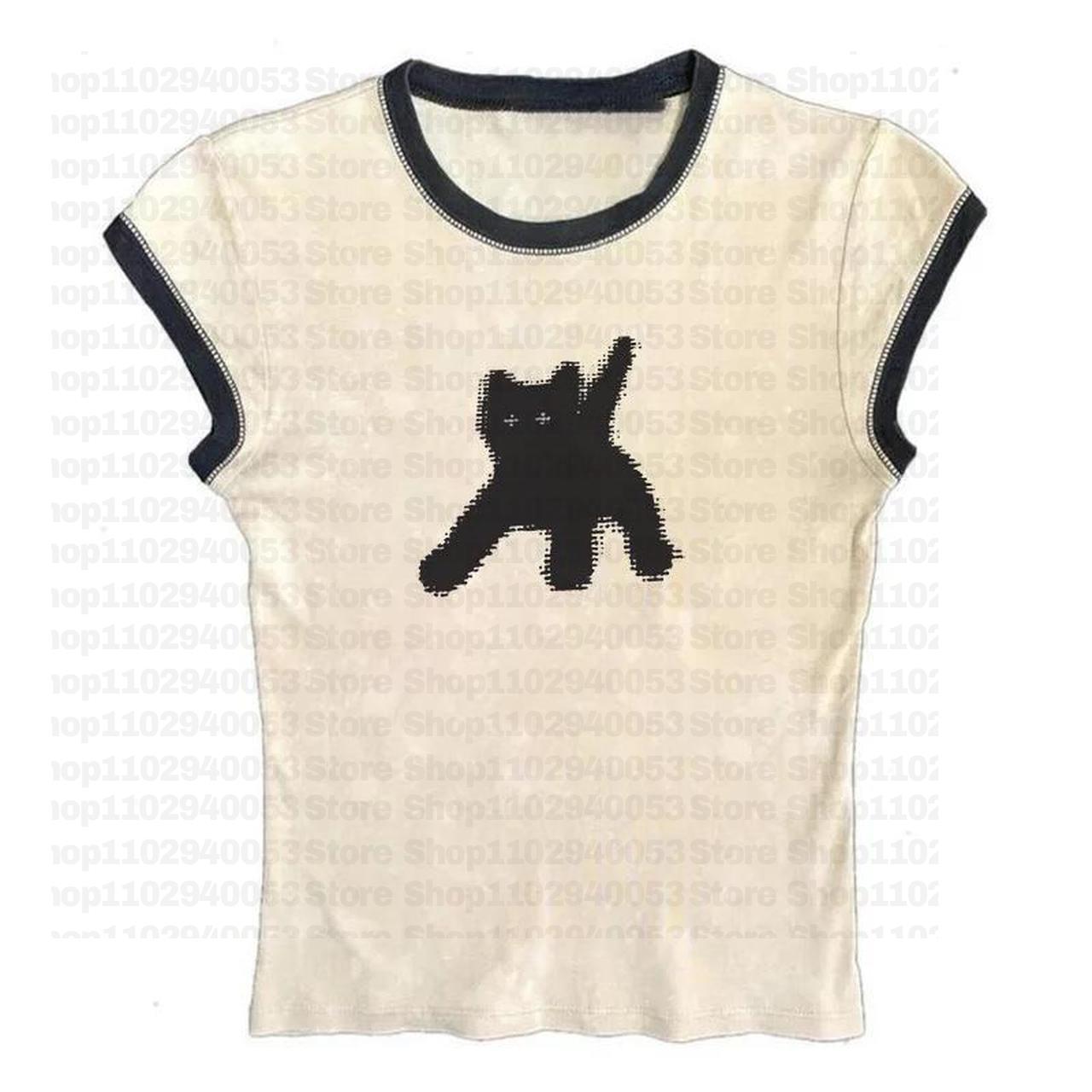 Esthetische Vrouwen Letter Gra - Y2K Graphic Baby Tee Crop recensie en prijs