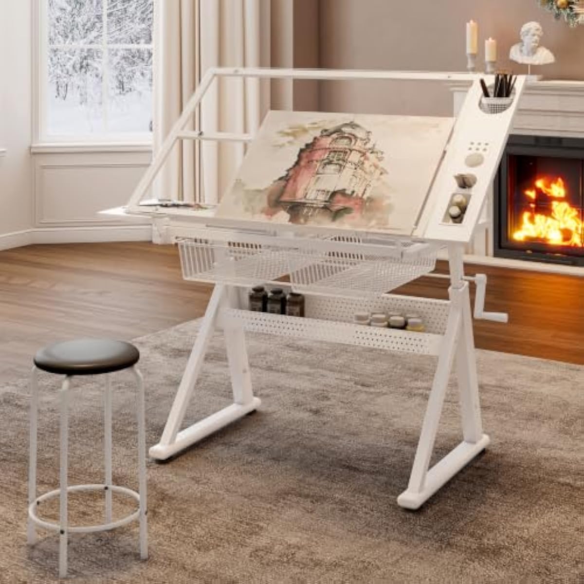 Verstelbaar tekenbureau met ge - Tops recensie en prijs