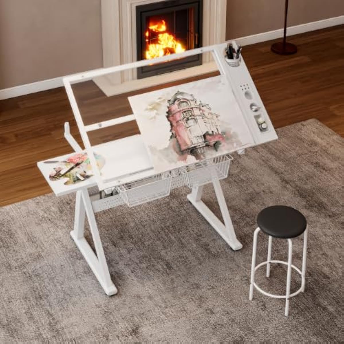 Verstelbaar tekenbureau met ge - Tops recensie en prijs