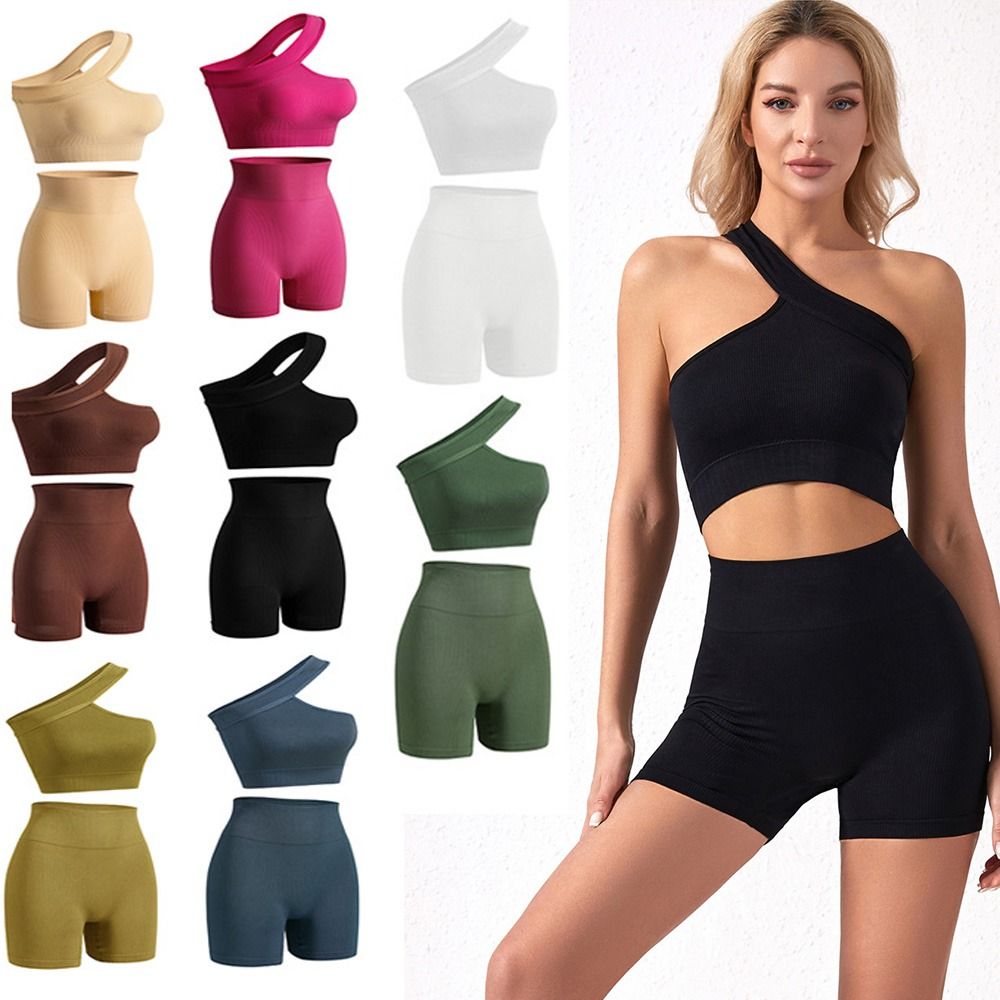 2-delige comfortabele naadloze - Seamless Ribbed Workout Tank Top recensie en prijs