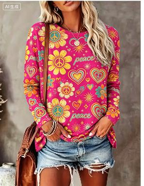 Dames T-shirt met lange mouwen - Blouses recensie en prijs