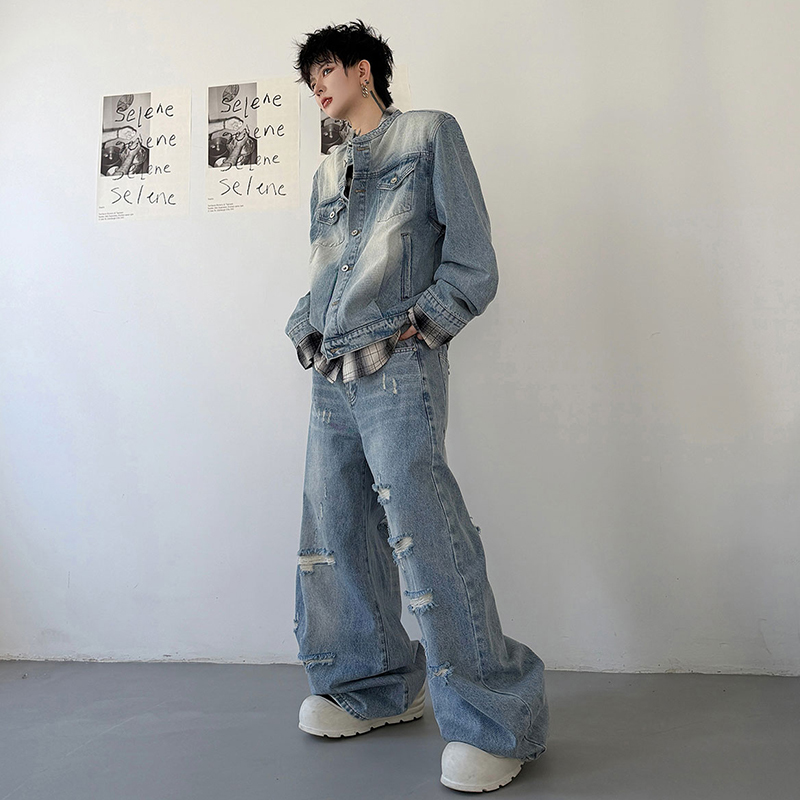 LUZHEN 2026 Herfst Vintage Gew - Jeans recensie en prijs