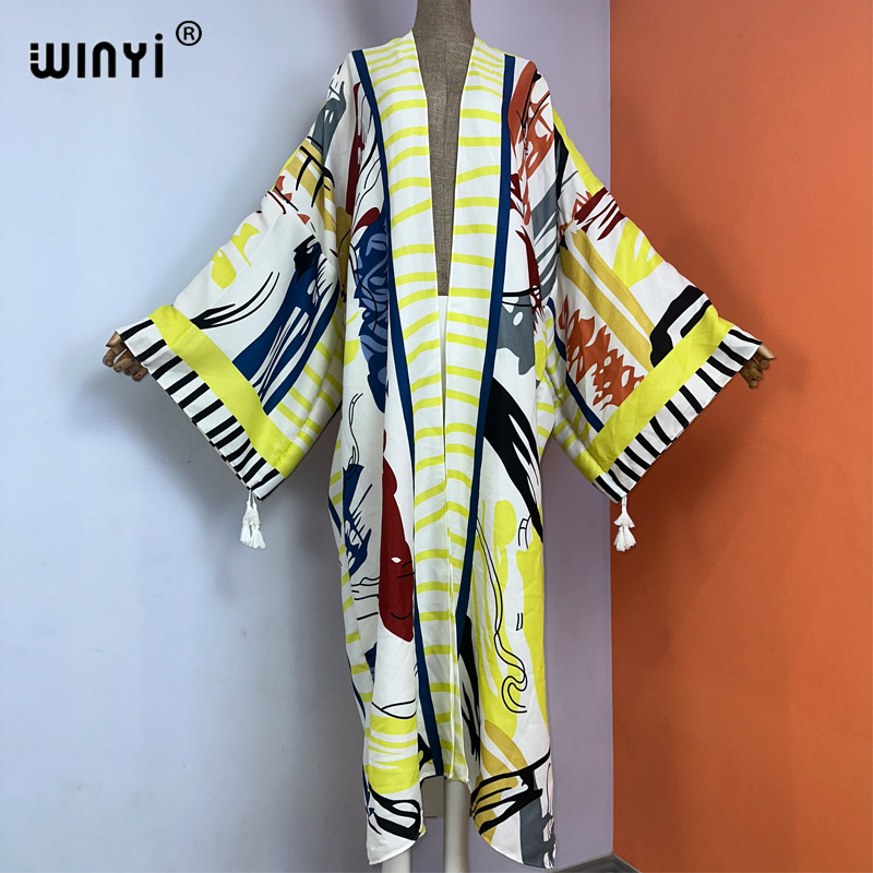 Winyi Kimono Nieuwe Boho Stran - Boho Summer Beach Maxi Dress recensie en prijs