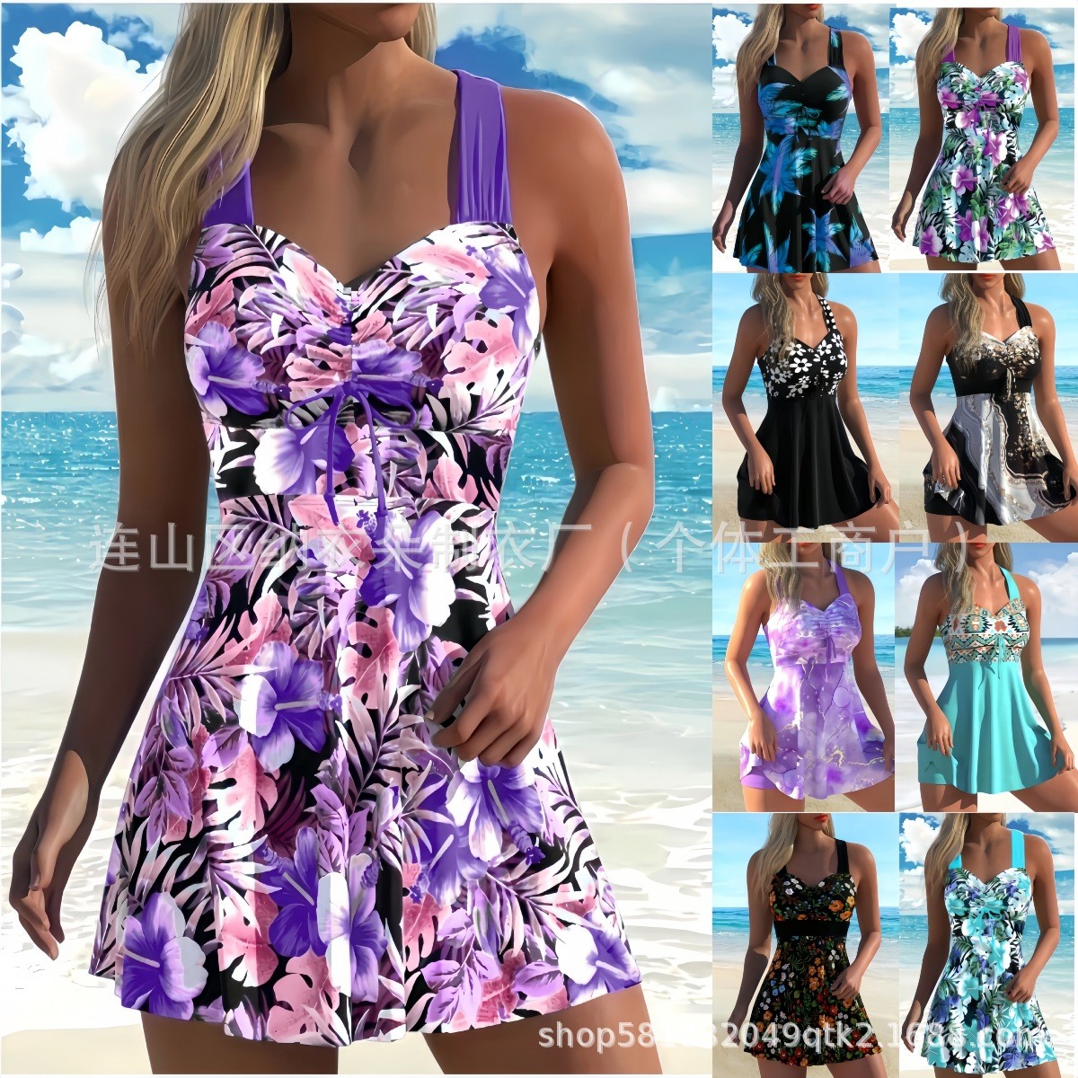 Dames tankini met bloemenprint - Tops recensie en prijs