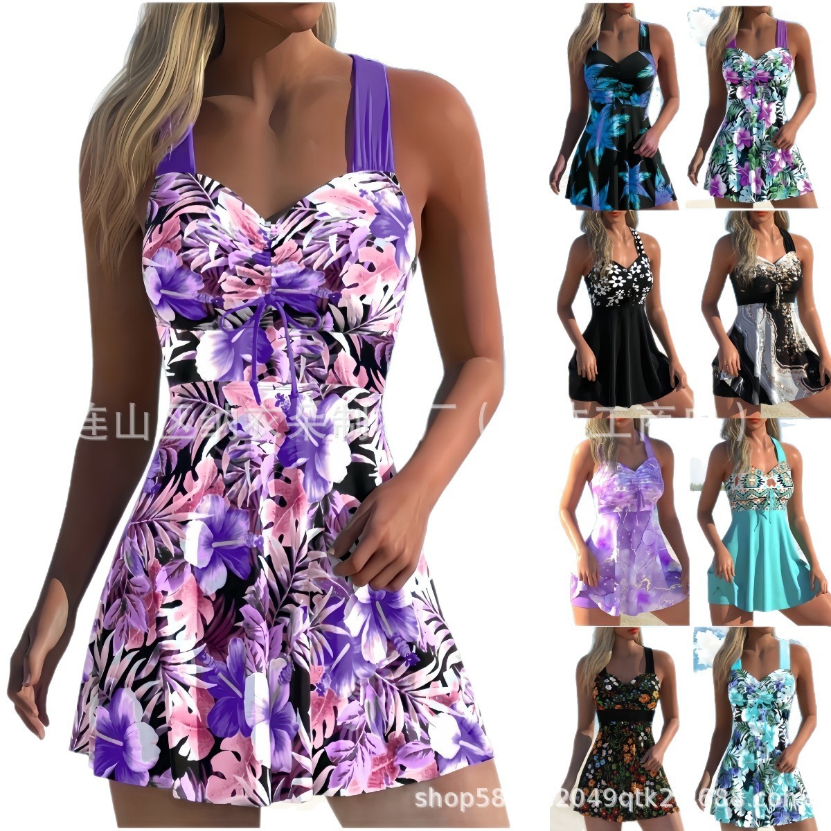 Dames tankini met bloemenprint - Tops recensie en prijs