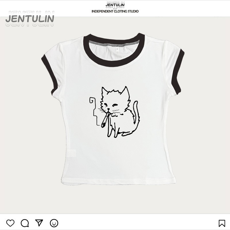 Koreaans stijl Y2K jaren 90 cr - Y2K Graphic Baby Tee Crop recensie en prijs
