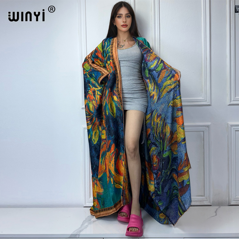 WINYI hoge kwaliteit boho prin - Boho Summer Beach Maxi Dress recensie en prijs